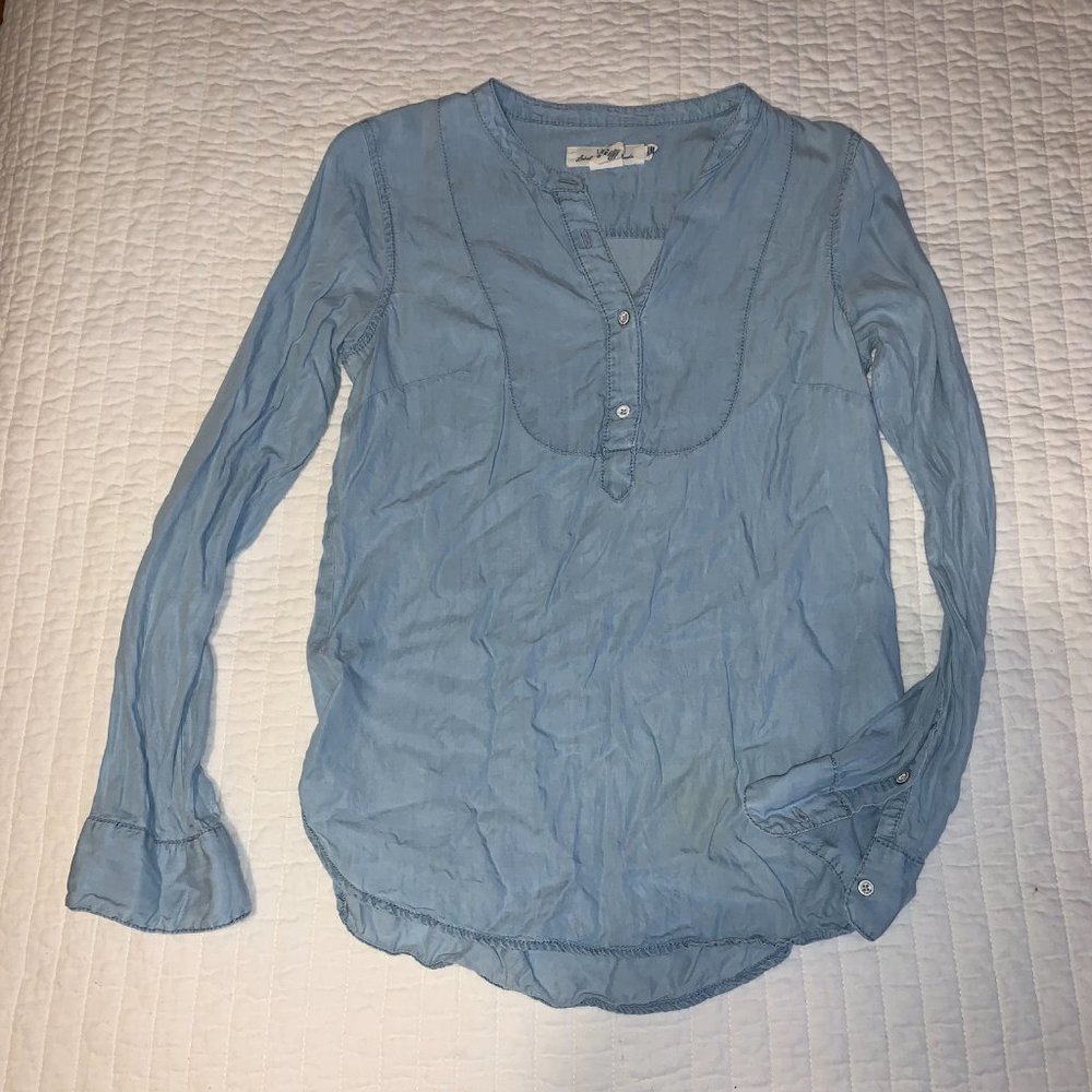 H&M Light Denim Long Sleeve Tunic